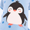 HUFT Peppy Penguin T-Shirt For Dog - Light Blue