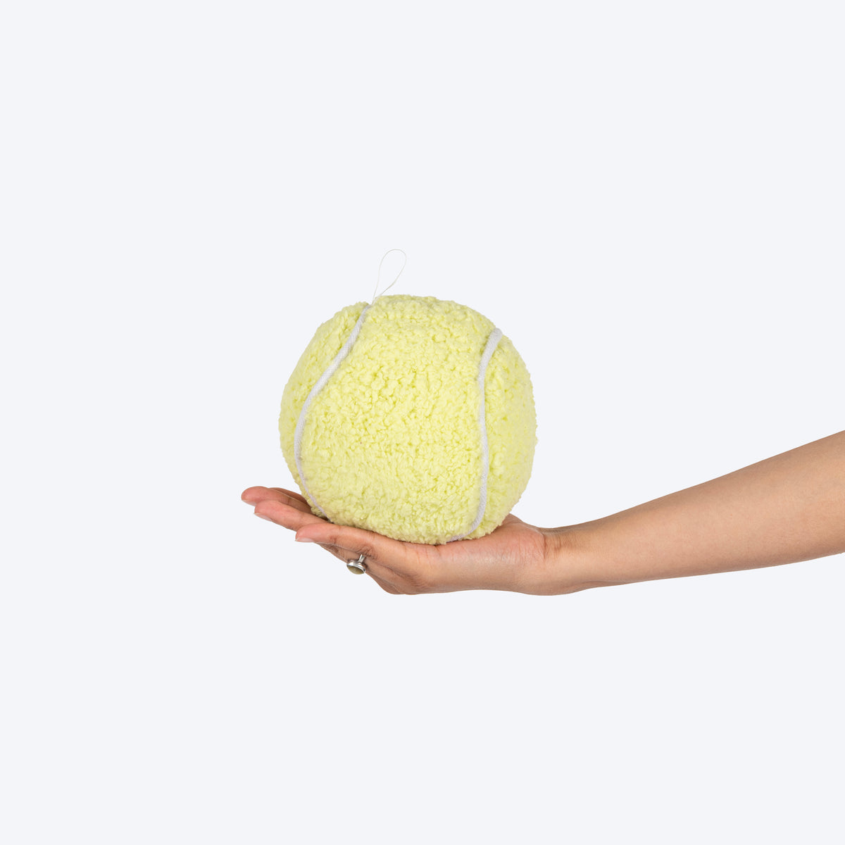 HUFT Fetch & Squeak Plush Ball For Dog - Green