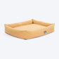 HUFT Personalised Nap Haven Orthopaedic Lounger Bed For  Dog - Light Brown - Heads Up For Tails