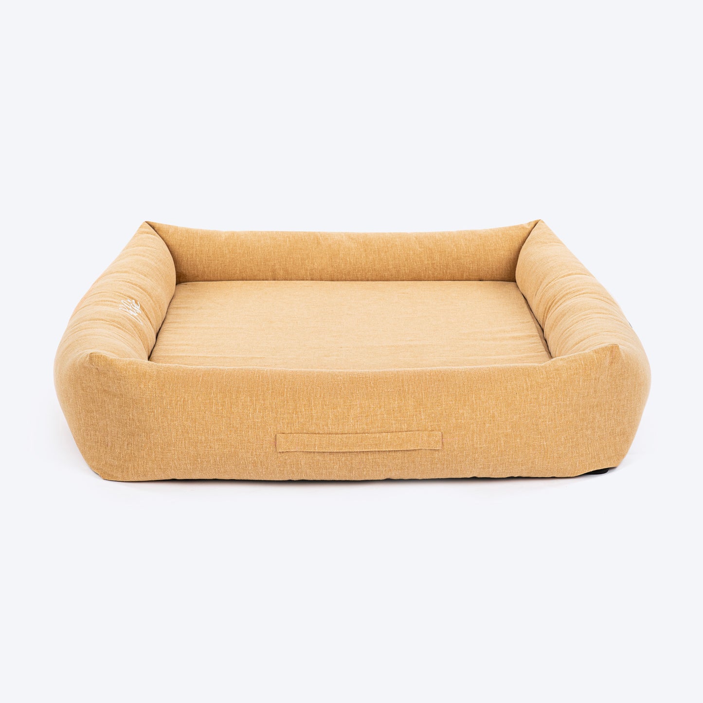 HUFT Personalised Nap Haven Orthopaedic Lounger Bed For  Dog - Light Brown - Heads Up For Tails