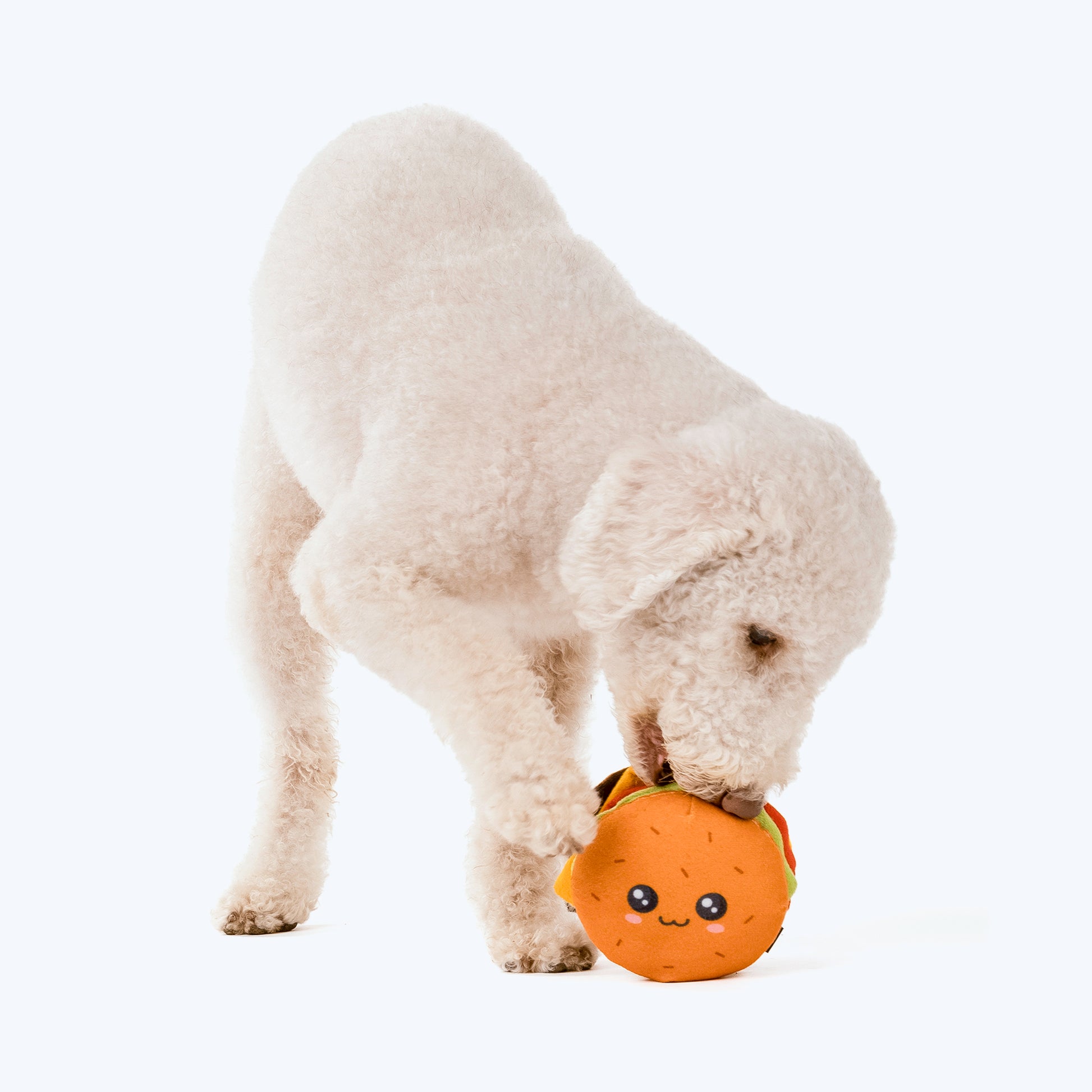 HUFT Burger Cuddle Dog Toy - Heads Up For Tails