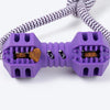 Dash Dog Twirly Whirly Rope Toy For Dog - Purple - Heads Up For Tails