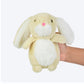 HUFT Funny Bunny Plush Toy For Dog - Beige & White