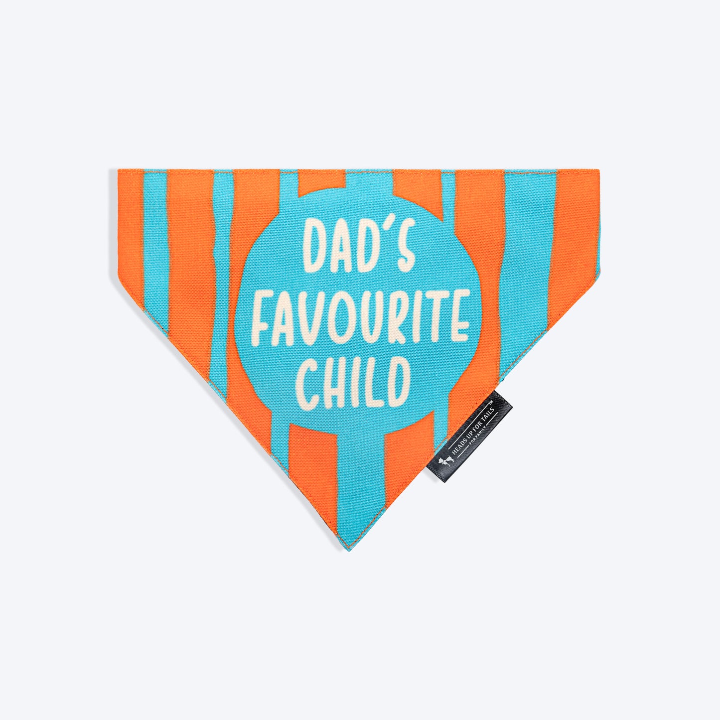 HUFT Mom's Favourite Child Printed Bandana For Dog - Red_01