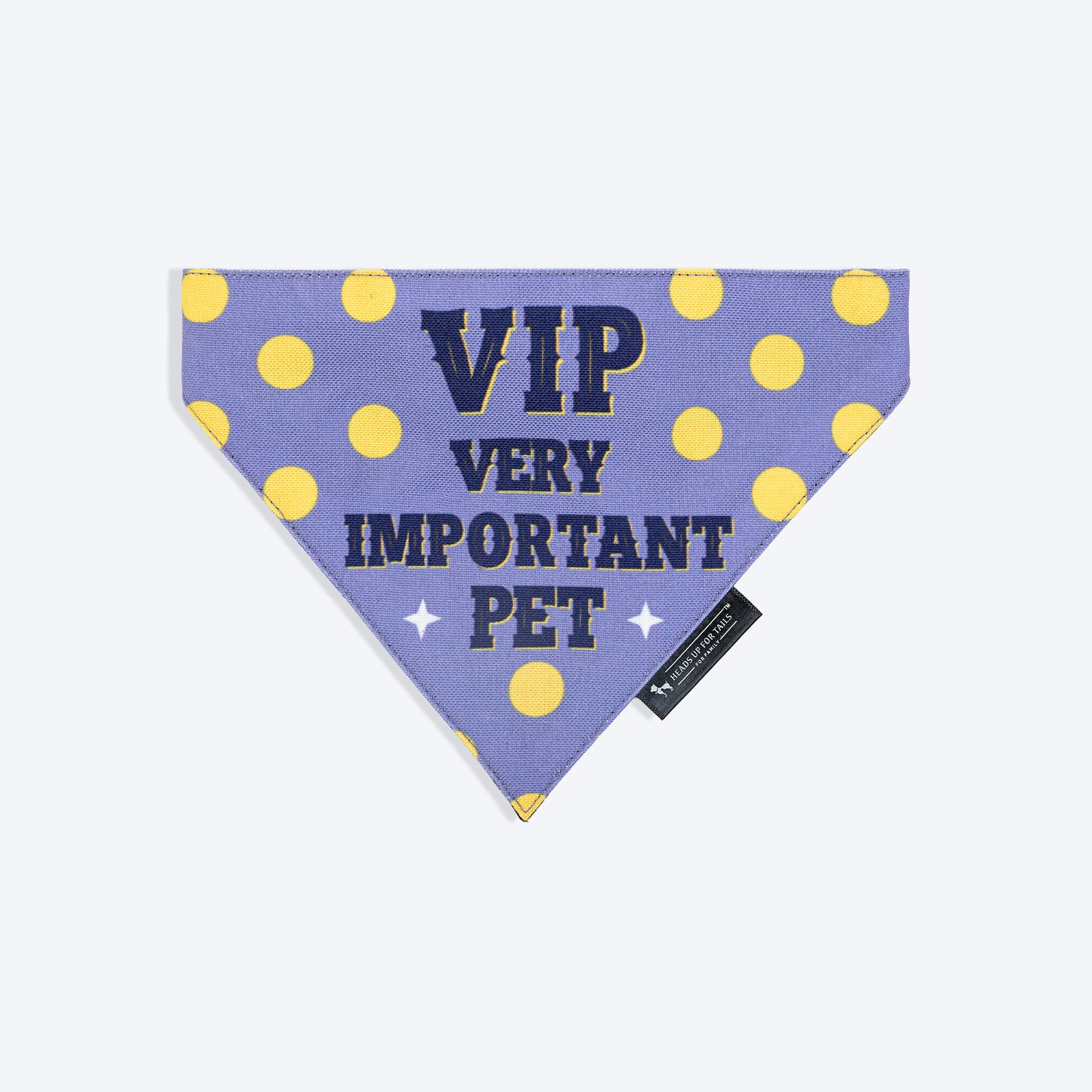 HUFT VIP Printed Bandana For Dog - Lilac