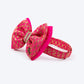 HUFT Royal Rang Bow Tie With Strap For Dog - Pink