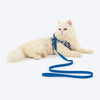 HUFT Easy Breezy Step-In Harness & Leash Set For Cat - Blue - Heads Up For Tails