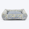 HUFT Jaipuri Baagh Lounger Dog Bed - Indigo