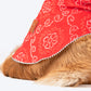 HUFT Bandhani Breeze Kurta For Dog - Red