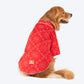 HUFT Bandhani Breeze Kurta For Dog - Red