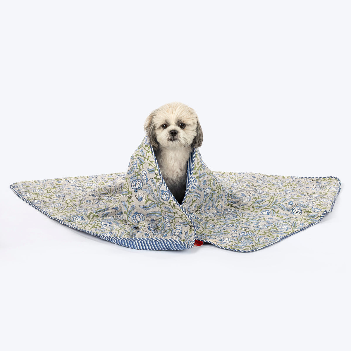 HUFT Jaipuri Baagh Blanket For Dog & Cat - Indigo