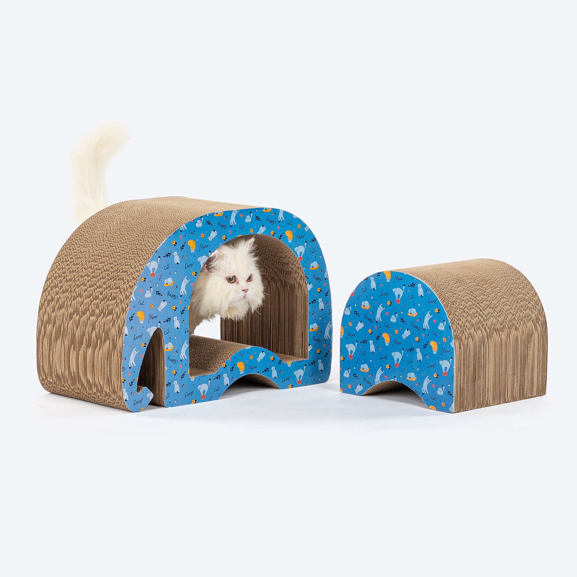HUFT Ellie The Elephant Scratcher For Cat - Blue - Heads Up For Tails