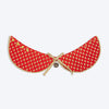HUFT Brocade Dazzle Pet Scarf For Cat & Puppy - Red - Heads Up For Tails
