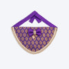 HUFT Desi Regal Bandana For Dog - Violet - Heads Up For Tails