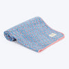 HUFT Jaipuri Phool Dog Blanket - Blue & Pink