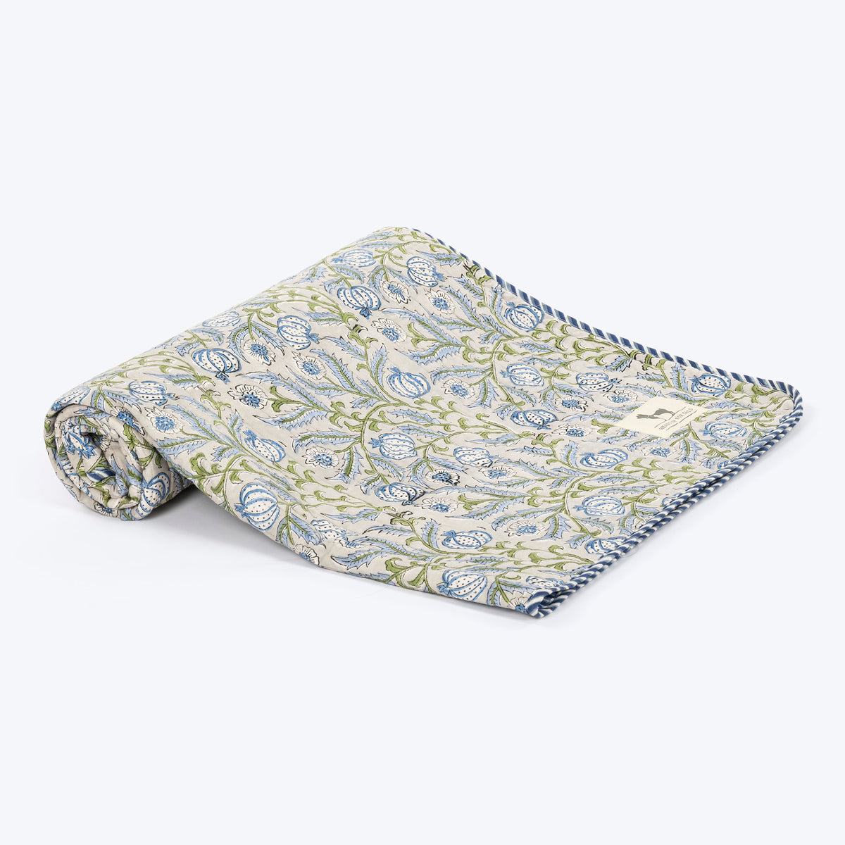 HUFT Jaipuri Baagh Blanket For Dog & Cat - Indigo