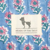 HUFT Jaipuri Phool Dog Blanket - Blue & Pink