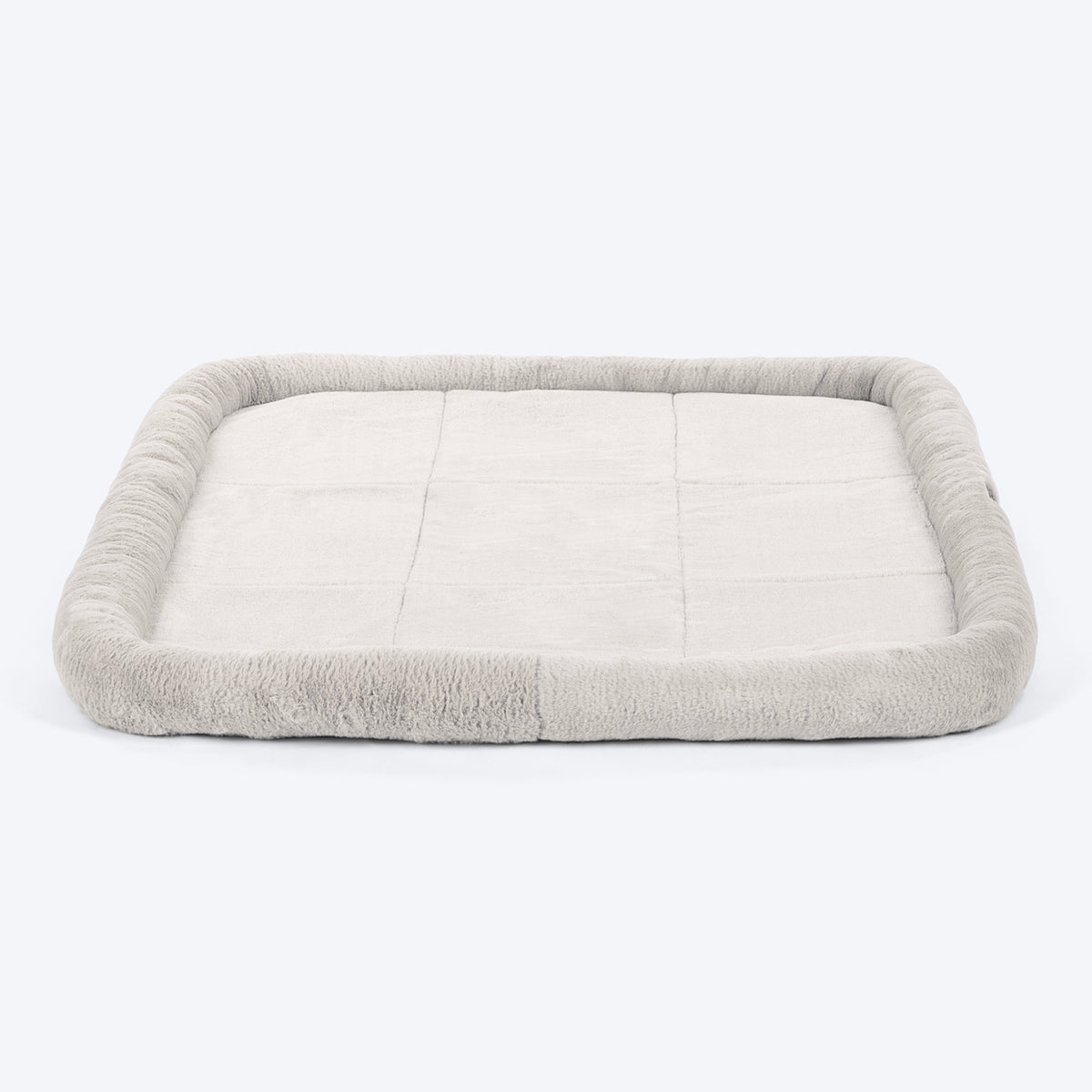 HUFT Fluffy Dreams Plush Mat For Dog & Cat - Grey - Heads Up For Tails