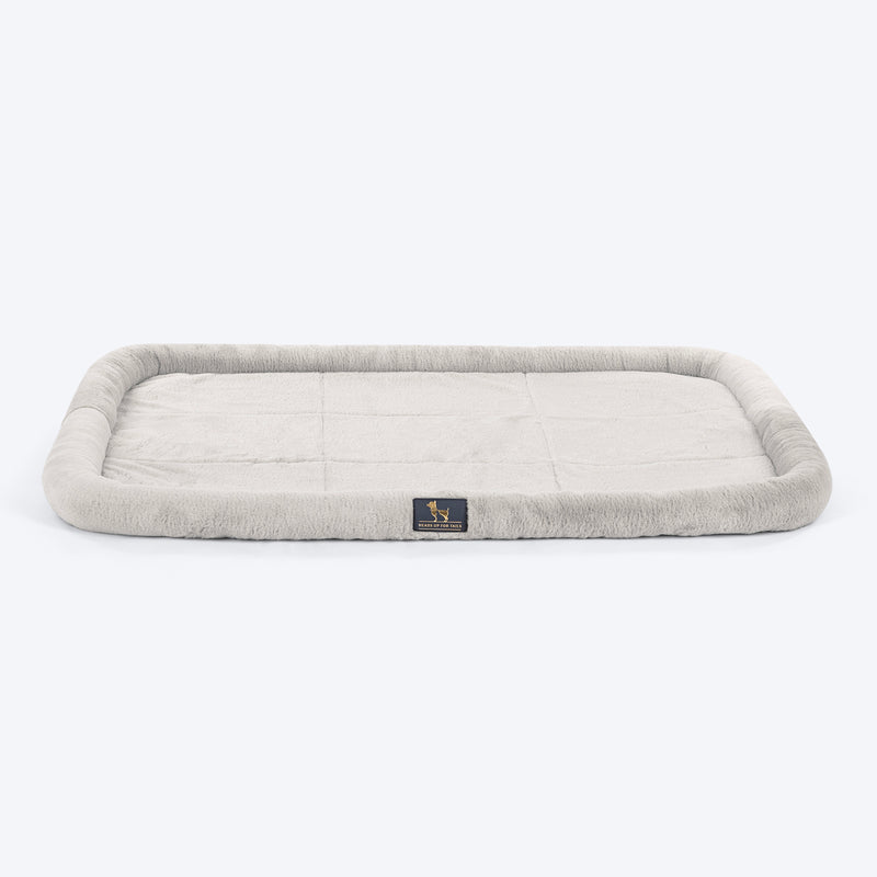 HUFT Fluffy Dreams Plush Mat For Dog & Cat - Grey - Heads Up For Tails