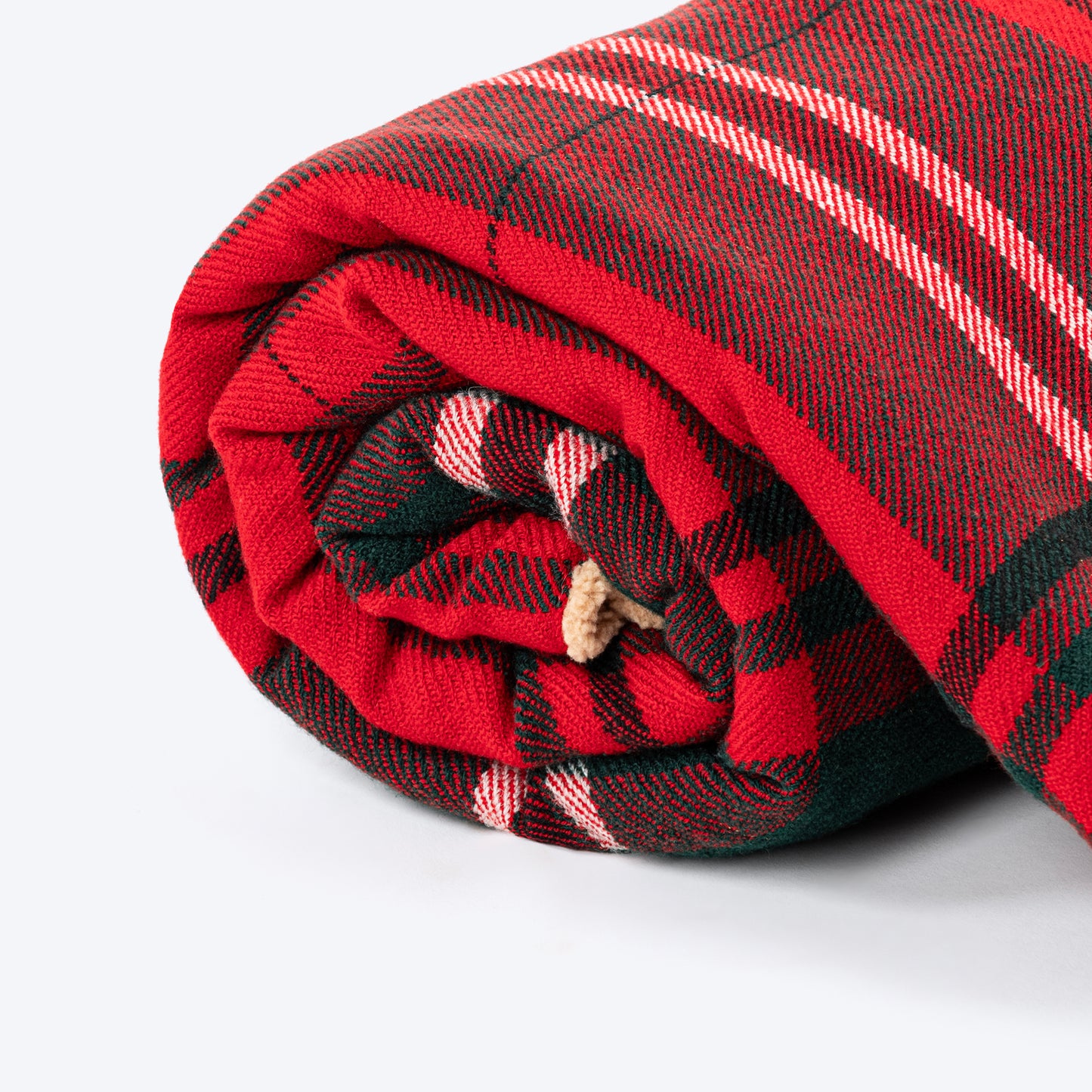 HUFT Holiday Plaid Blanket For Dog & Cat - Red