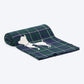 HUFT Warm Hug Blanket For Dog & Cat - Green & Navy