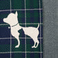 HUFT Warm Hug Blanket For Dog & Cat - Green & Navy