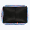 HUFT Jaipuri Phool Lounger Dog Bed - Blue & Pink