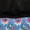 HUFT Jaipuri Phool Lounger Dog Bed - Blue & Pink