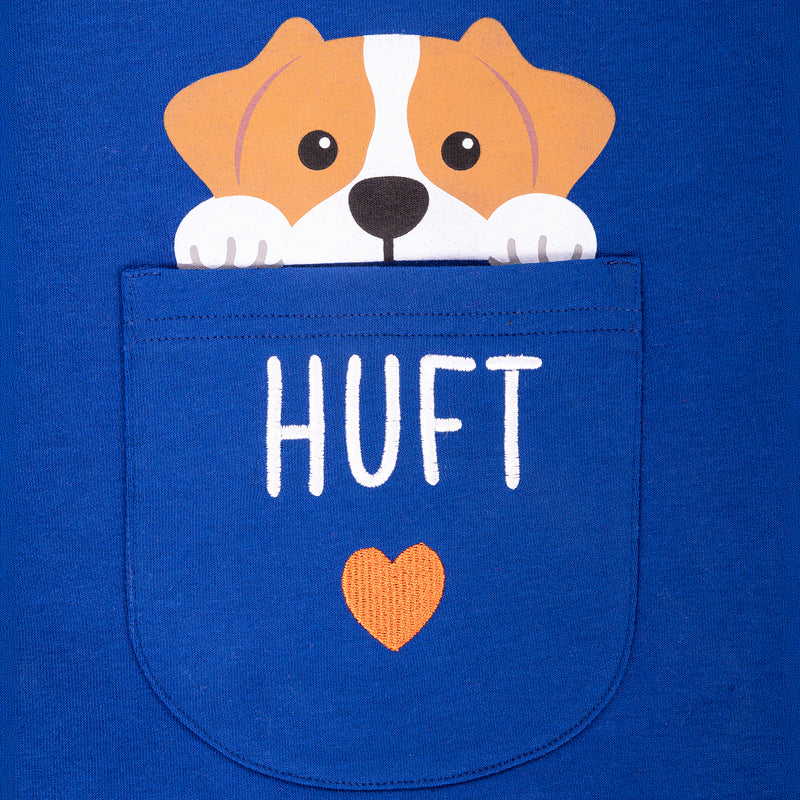HUFT Pocket Buddy Sweatshirt For Dog - Blue