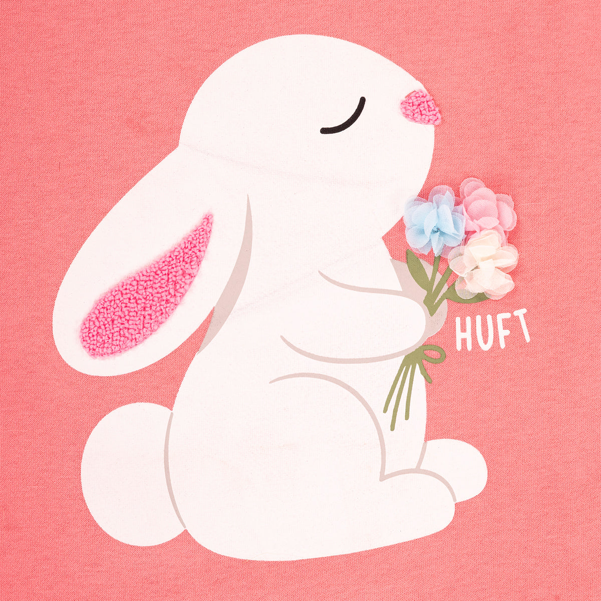 HUFT Fluffy Bunny Sweatshirt For Dog - Pink