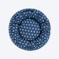 HUFT Polka Paws Adjustable Donut Bed For Dog & Cat - Navy - Heads Up For Tails
