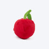 HUFT Cherrylicious Plush Toy With Ball For Dog - Red