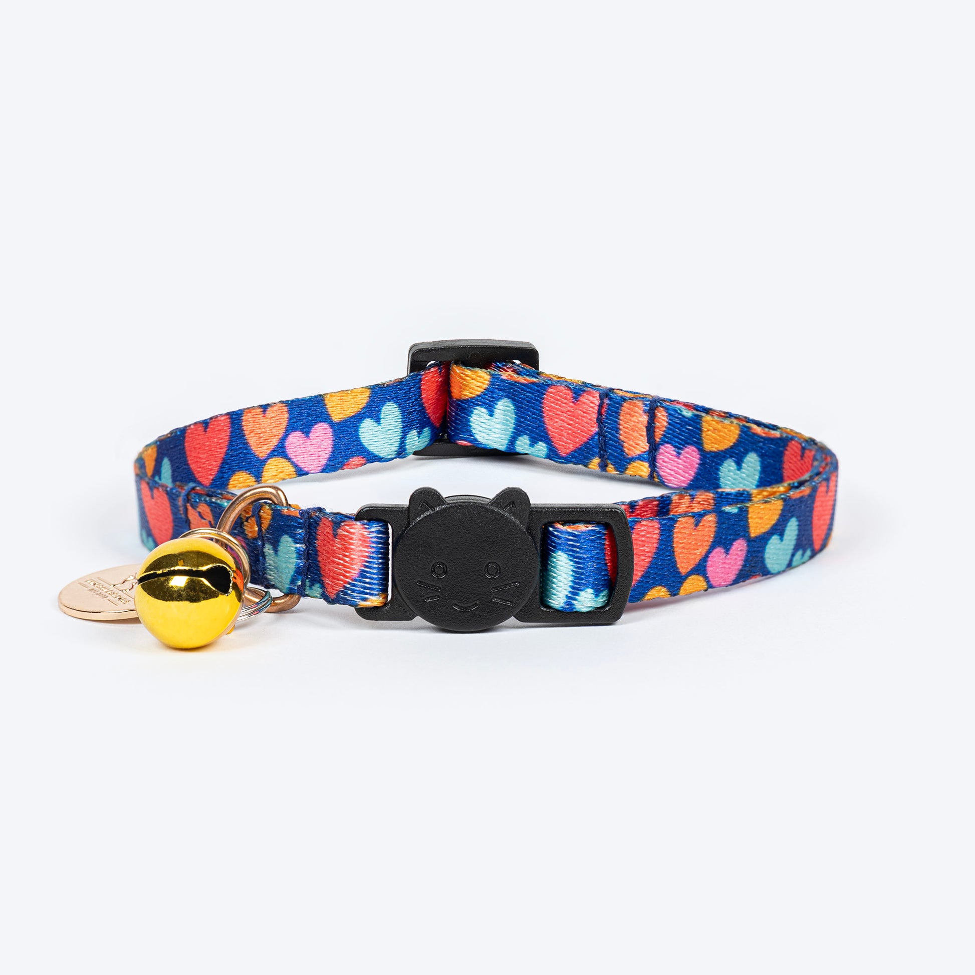 HUFT Meowvelous Cat Collar - Pink & Royal Blue - Heads Up For Tails