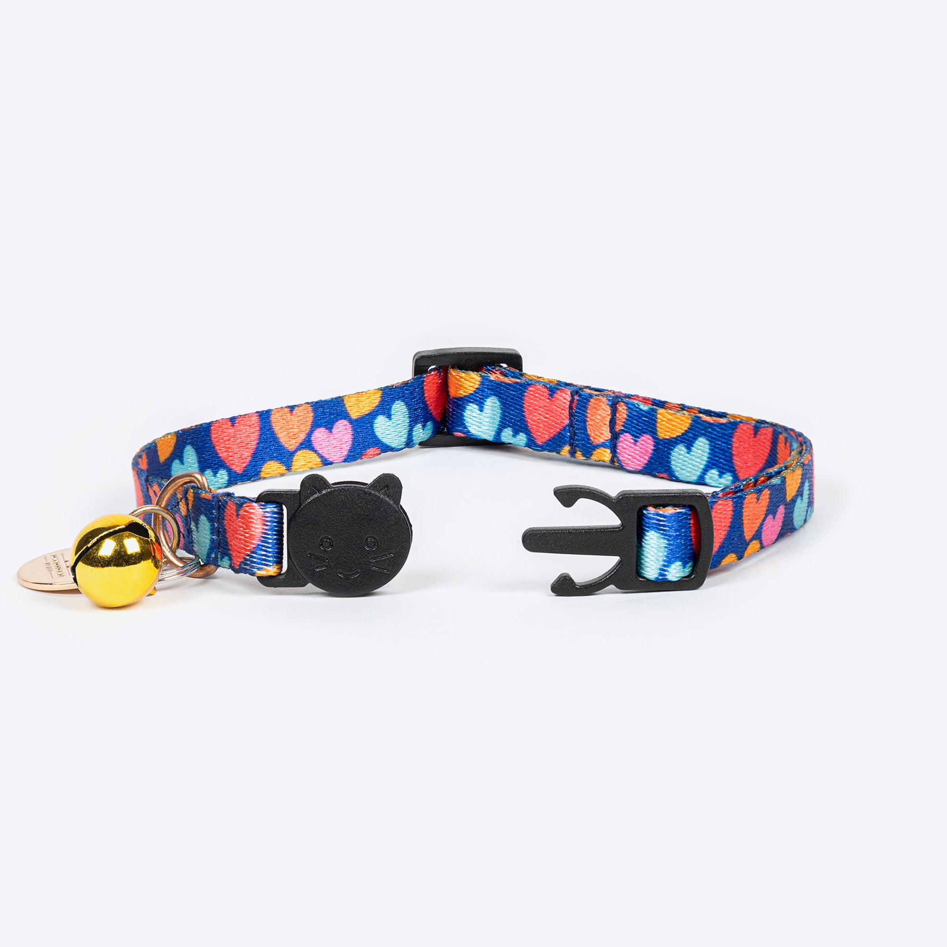 HUFT Meowvelous Cat Collar - Pink & Royal Blue - Heads Up For Tails