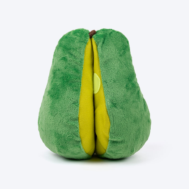 HUFT Avocadoggo Plush Toy With Ball For Dog - Green
