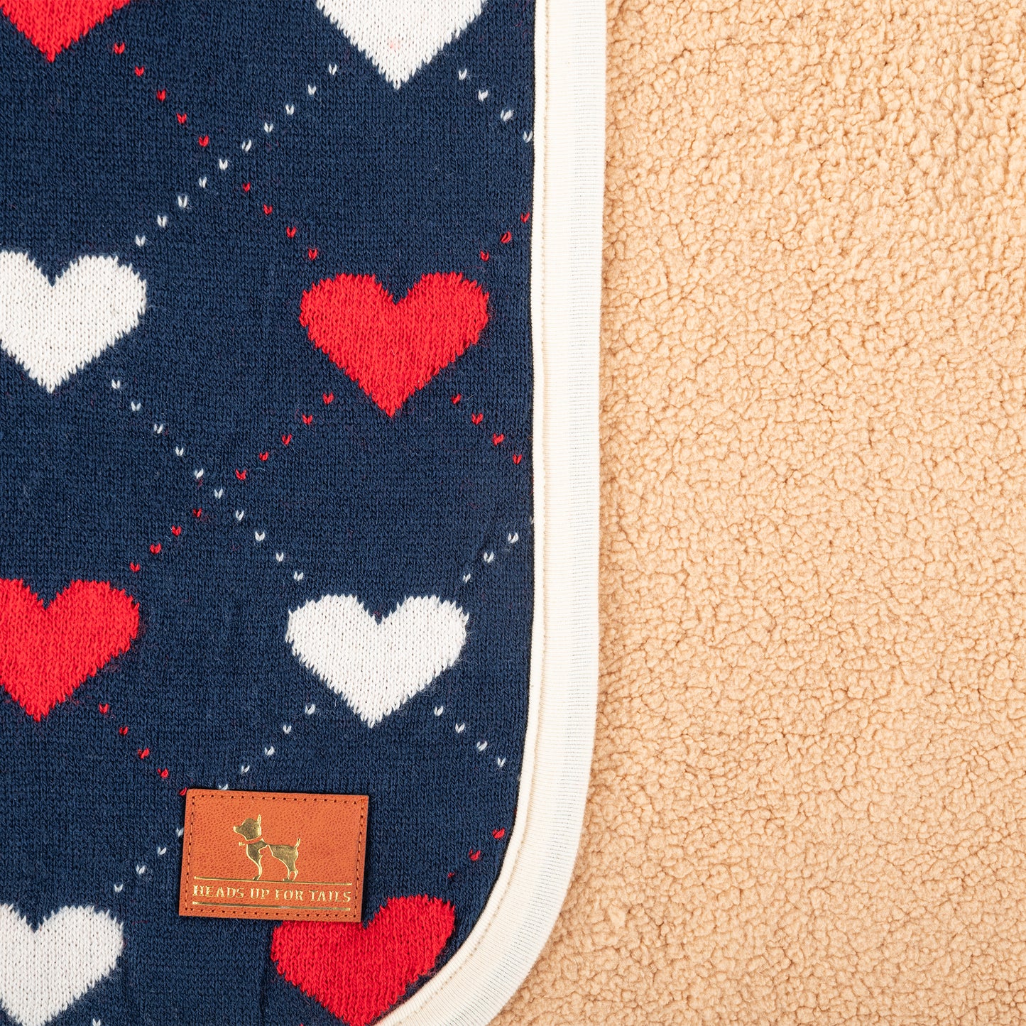 HUFT Embracing Heart Blanket For Dog & Cat - Navy_06