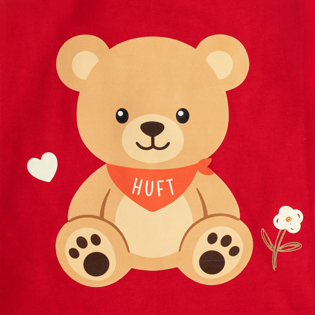 HUFT Bear Hug T-Shirt For Cat - Red