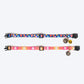HUFT Meowvelous Cat Collar - Pink & Royal Blue - Heads Up For Tails