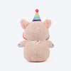HUFT Barkday Piggy Plush Toy For Dog - Pink