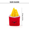 HUFT Fry-yay Plush Toy For Dog - Red & Yellow