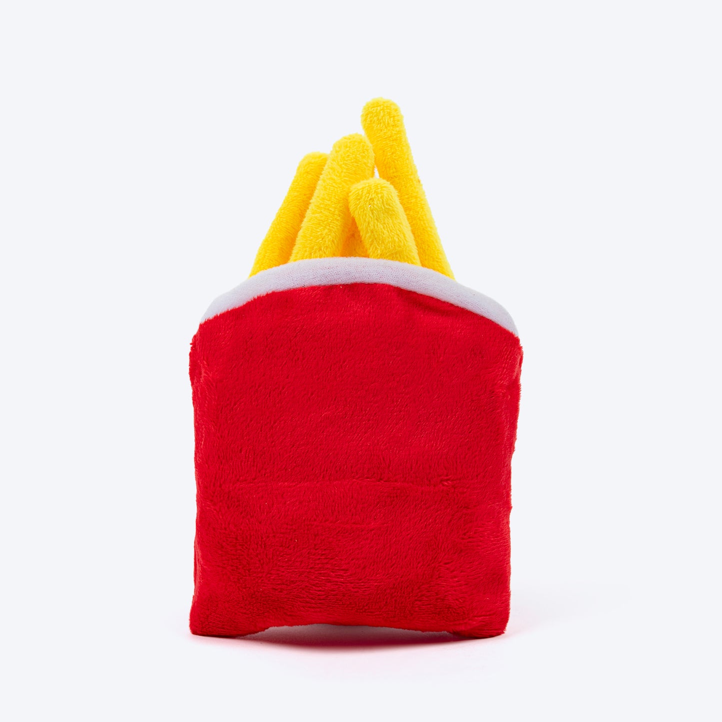 HUFT Fry-yay Plush Toy For Dog - Red & Yellow
