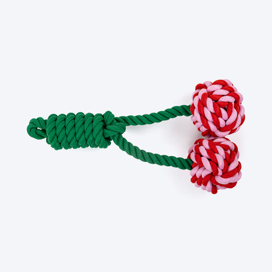 HUFT Cherrylicious Rope Toy For Dog - Multicolor