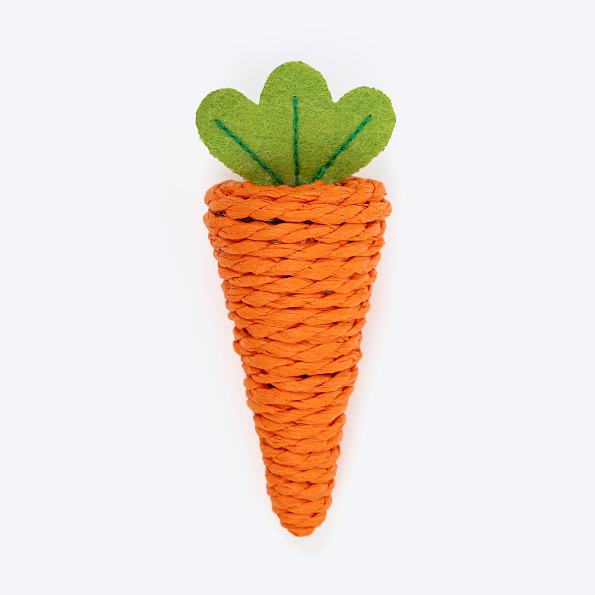 HUFT Carrotini Rattle Toy For Cat - Orange
