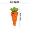 HUFT Carrotini Rattle Toy For Cat - Orange