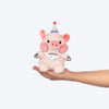 HUFT Barkday Piggy Plush Toy For Dog - Pink