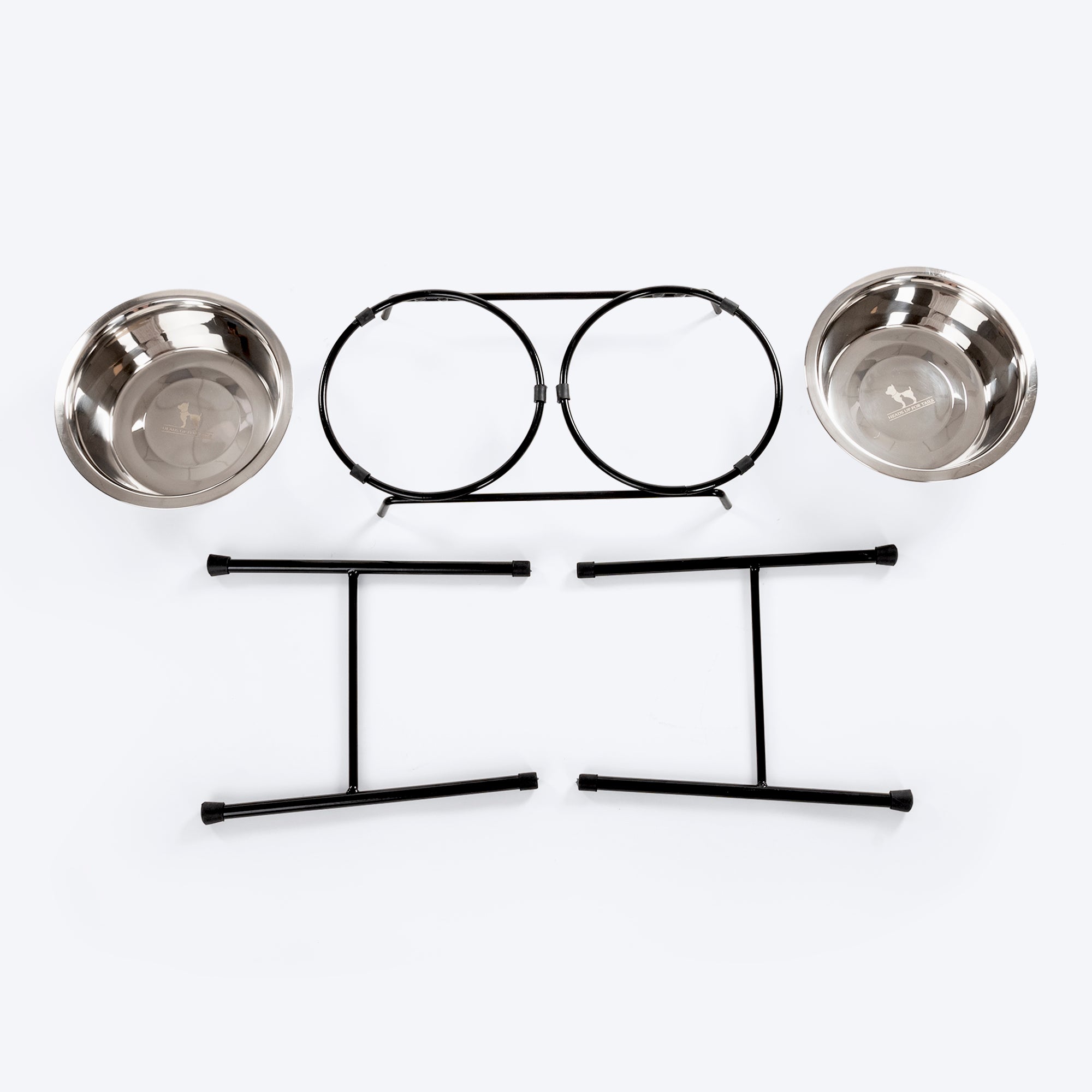 High dog clearance bowl stand