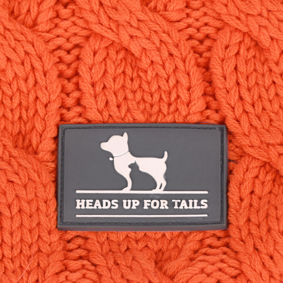 HUFT Toasty Knit Sweater For Cat - Orange