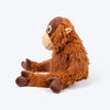 HUFT Mr. Munch Squeaky Plush Dog Toy - Brown