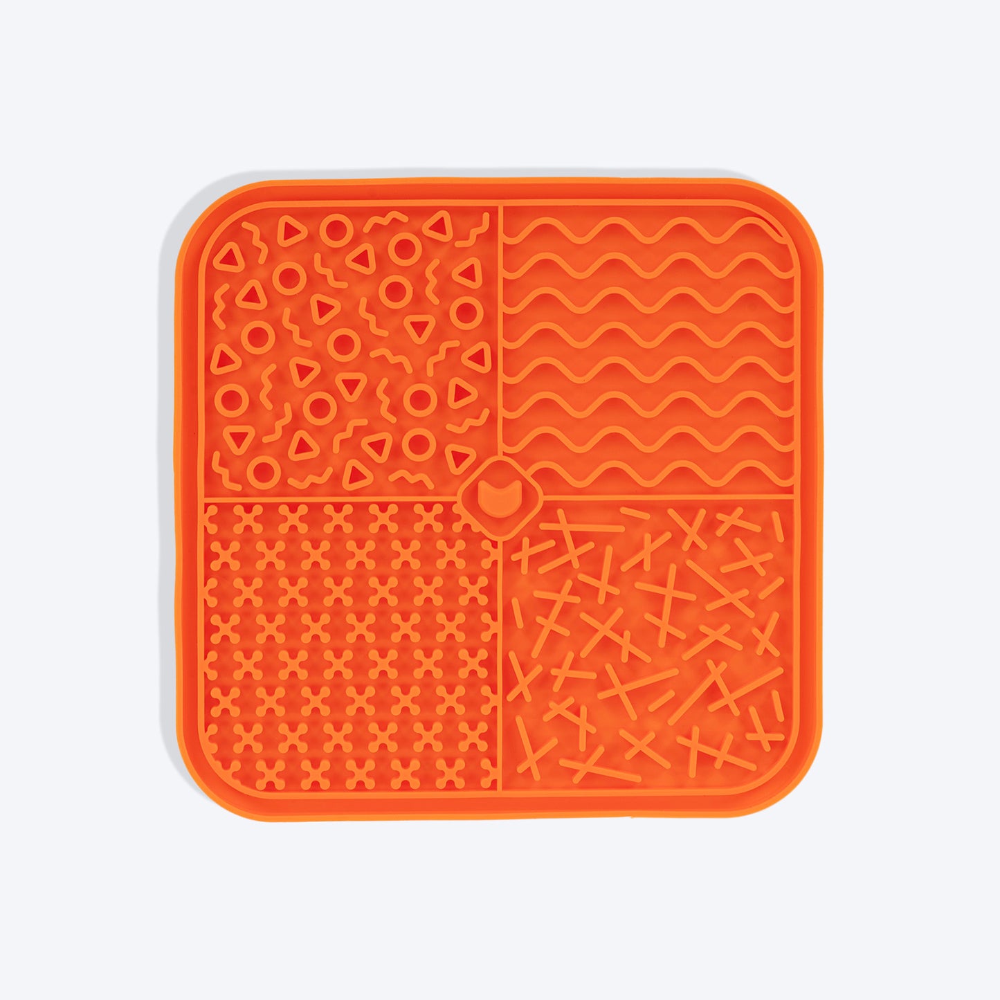 HUFT Munch Maze Lick Mat For Dog & Cat - Orange