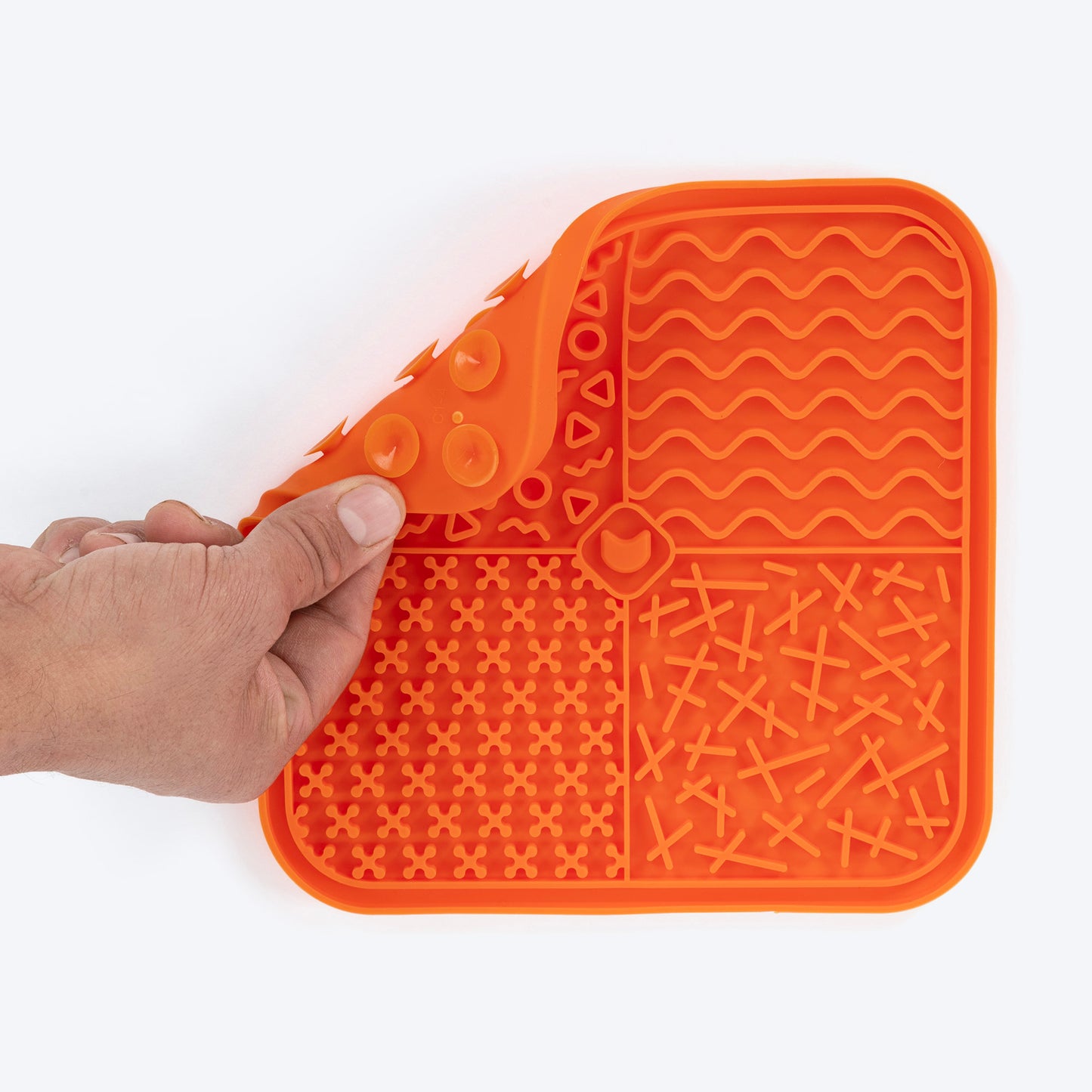 HUFT Munch Maze Lick Mat For Dog & Cat - Orange